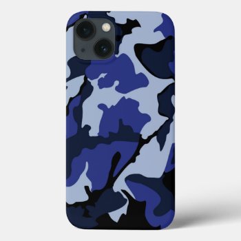 Blue Camo  Iphone 6/6s Tough Xtreme Case by StormythoughtsGifts at Zazzle