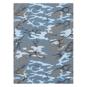 Blue Camo Tablecloth