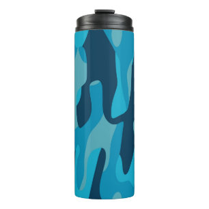 Blue Camo Thermal Tumbler