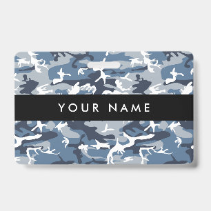 Blue Camo, Winter Camo, Snow Camouflage, Military Badge