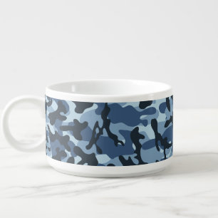 Blue Camouflage Bowl