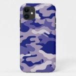Blue Camouflage Camo Texture Iphone 11 Case at Zazzle