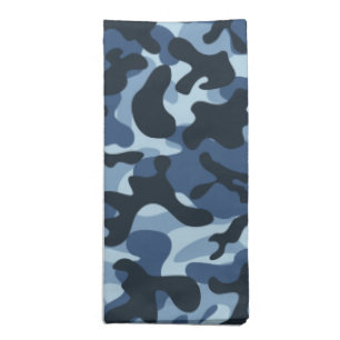 Blue Camouflage Cloth Napkin