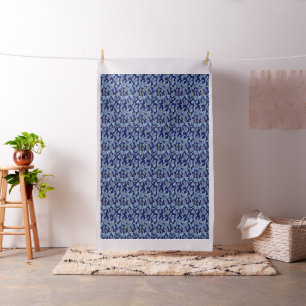 Blue Camouflage  Fabric