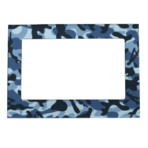 Blue Camouflage  Magnetic Frame