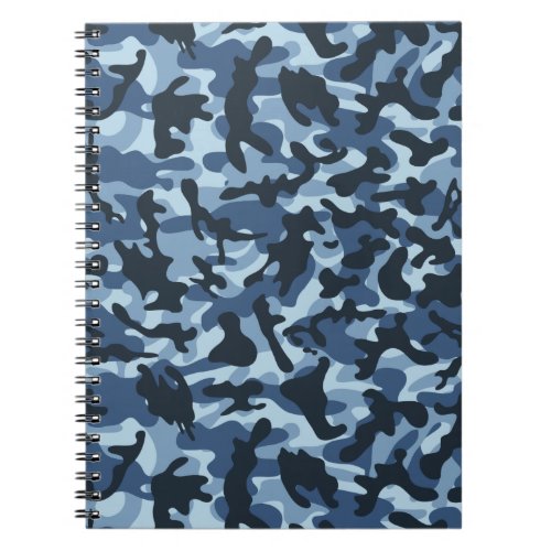 Blue Camouflage  Notebook