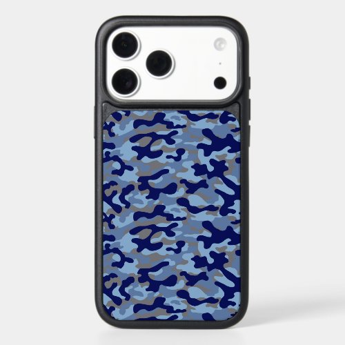 Blue Camouflage  iPhone 17 Pro Max Case