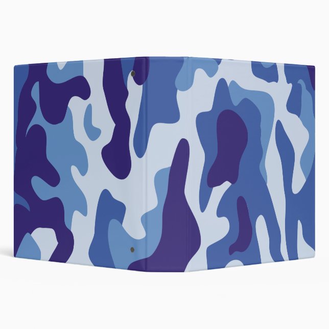 Blue camouflage pattern binder (Background)
