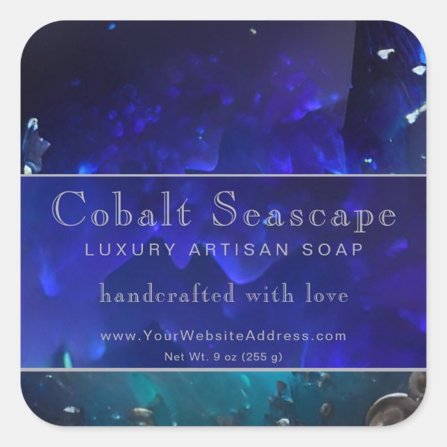 Blue Candle Artisan Soap Hot Sauce Product Label (Front)