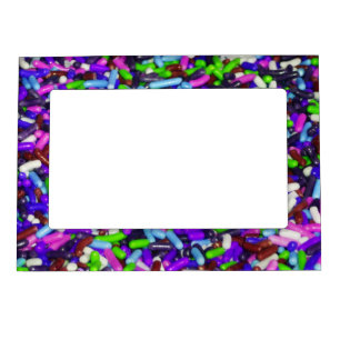 Blue Candy Sprinkles Magnetic Frame