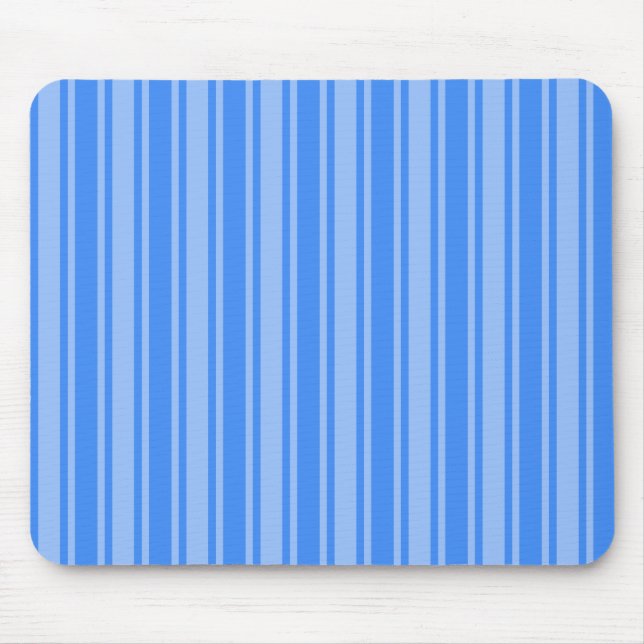 Blue candy stripes mouse pad (Front)