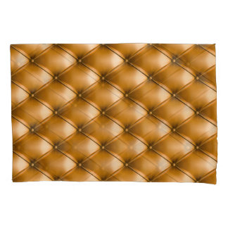 Blue Capitone Textile: Retro Background Pillow Case