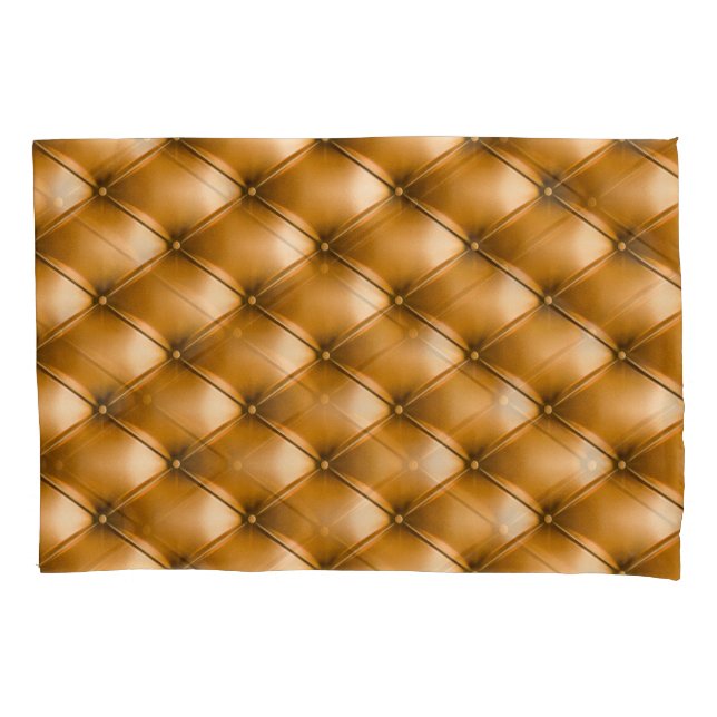 Blue Capitone Textile: Retro Background Pillow Case (Front)