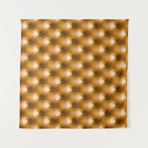 Blue Capitone Textile: Retro Background Tapestry
