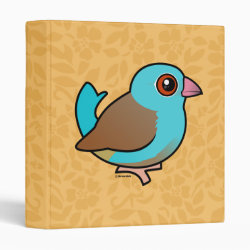 Blue-capped Cordonbleu Avery Signature Binder 8.5x11