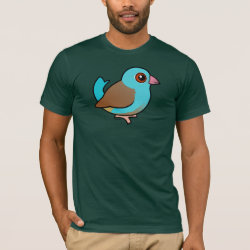 Blue-capped Cordonbleu Men's Basic American Apparel T-Shirt