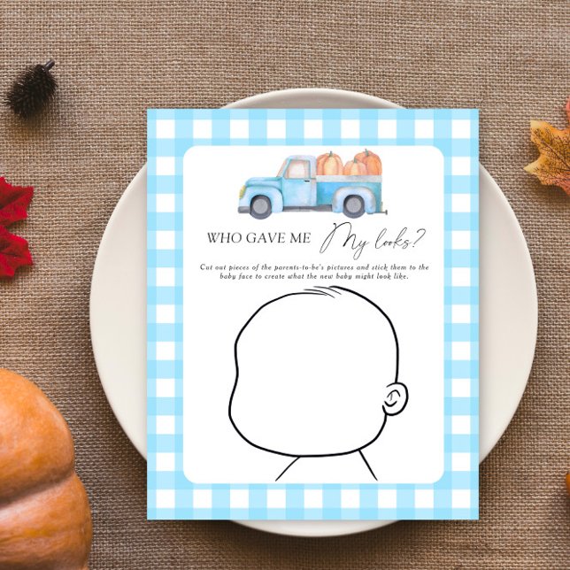 BLUE Car pumpkin - Who gave me my looks baby game (Creator Uploaded)