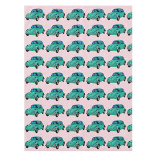 Blue Car Table Cloth