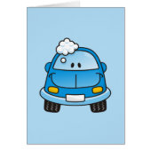 Blue car with bubbles (Front)