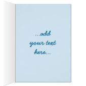 Blue car with bubbles cards (Inside (Right))