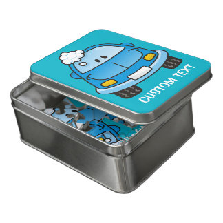 Blue car with bubbles jigsaw puzzle