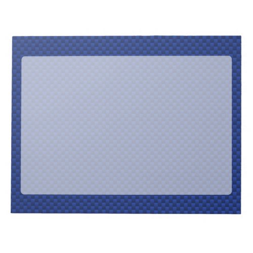 Blue Carbon Fiber Like Decor Background Notepad