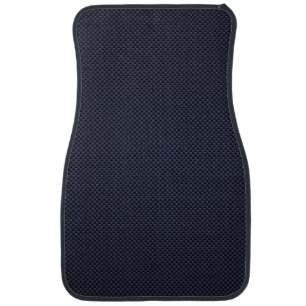 Blue Carbon Fiber Print Car Mat