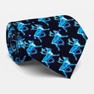 Blue Caribou (Reindeer) Neck Tie