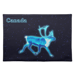 Blue Caribou (Reindeer) Placemat