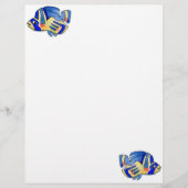 Blue Cartoon Butterfly Fish (Front)