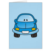 Blue cartoon car (Front)