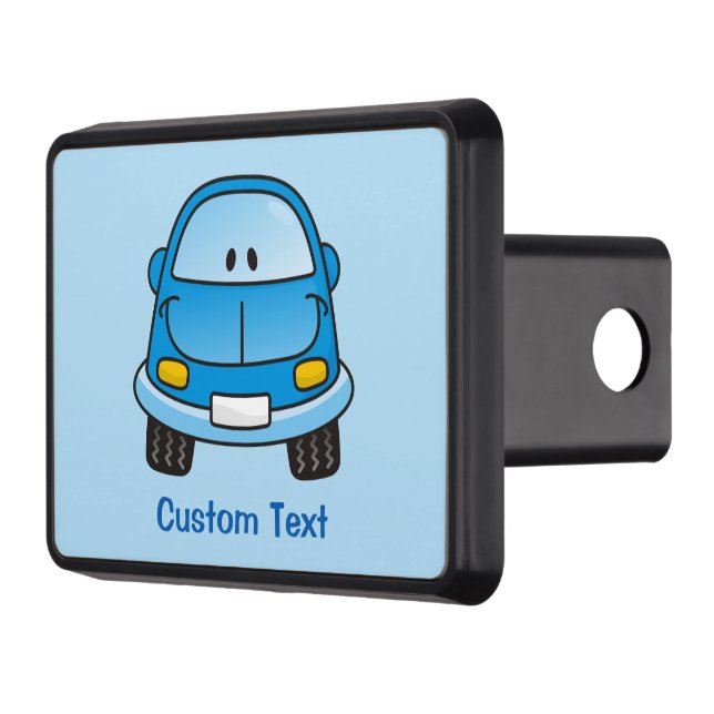 Blue Cartoon Car Hitch Cover (Left)