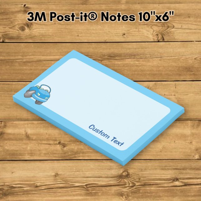 Blue Cartoon Car Post-it Notes (Creator Uploaded)