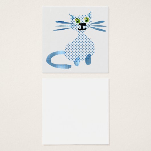 Blue cat (Front & Back)