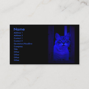Blue Cat Business Card