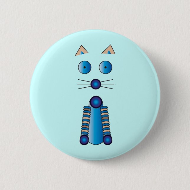Blue CAT Button (Front)