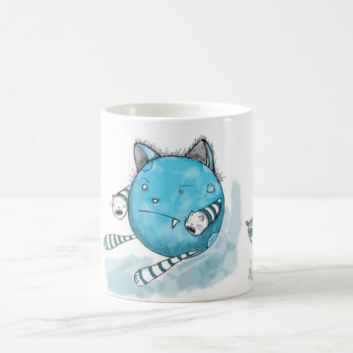 Blue Cat _ Monster Mug