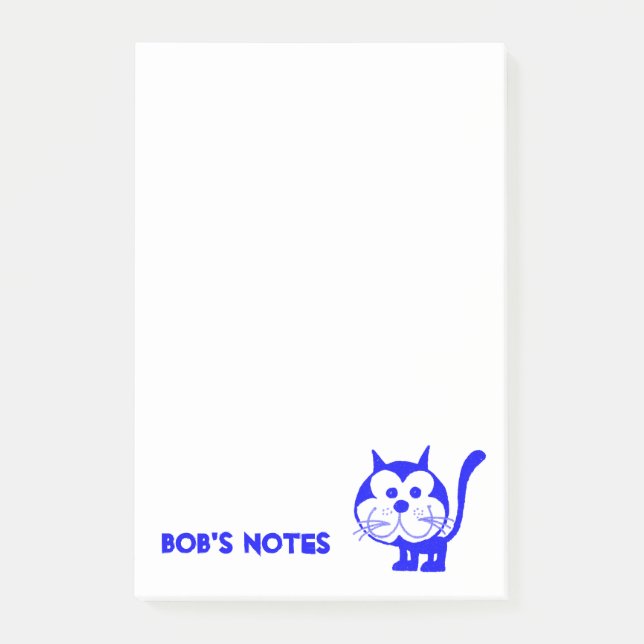 Blue Cat Notes (Front)