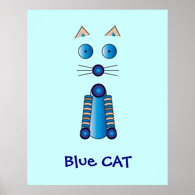Blue CAT Poster (Front)