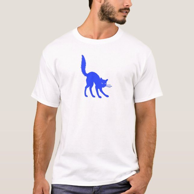Blue Cat T-Shirt (Front)