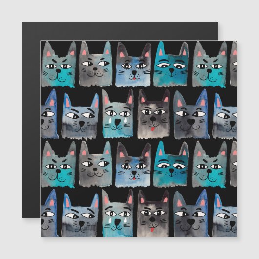 Blue cats (Front/Back)