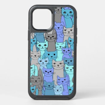 Blue Cats Design Otterbox Case by SjasisDesignSpace at Zazzle