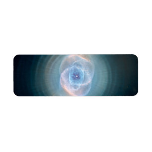 Blue Cat's Eye Nebula Photo Label