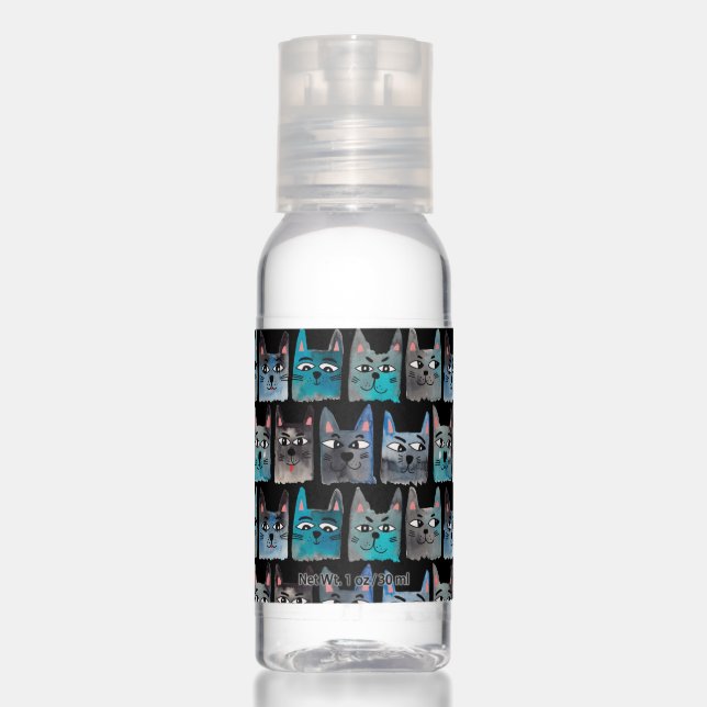 Blue cats hand sanitizer (Front)
