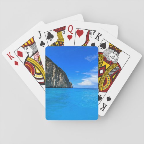Blue Caves Zakynthos Greece Poker Cards
