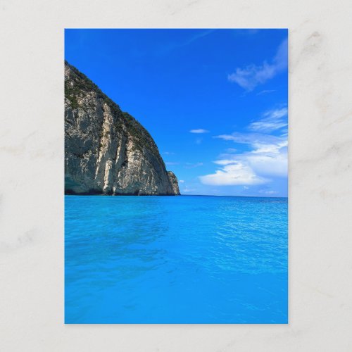 Blue Caves Zakynthos Greece Postcard