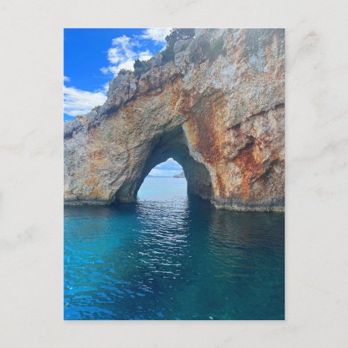 Blue Caves Zakynthos Greece Postcard
