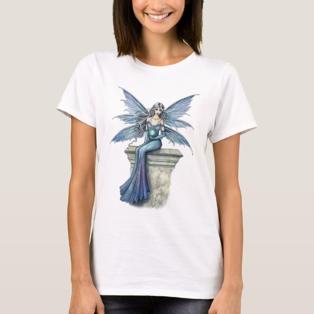 Blue Celeste Gothic Fairy T Shirt (Front)