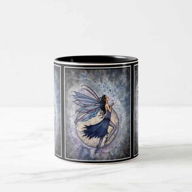 Blue Celestial Fairy Mug by Molly Harrison (Center)