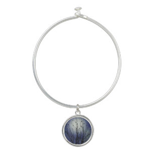 Blue Celestial Sky Bangle Bracelet